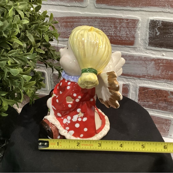 Raggedy Ann Type Doll - Ceramic Crafted - Candle Holder Decor - Very Nice - Picture 10 of 10